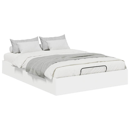 Letto ottomano Bianco 120 x 200 cm Legno ingegnerizzato