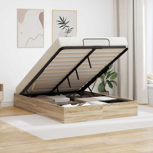 Letto ottomano Rovere Sonoma 193 x 120 x 25 cm Truciolare