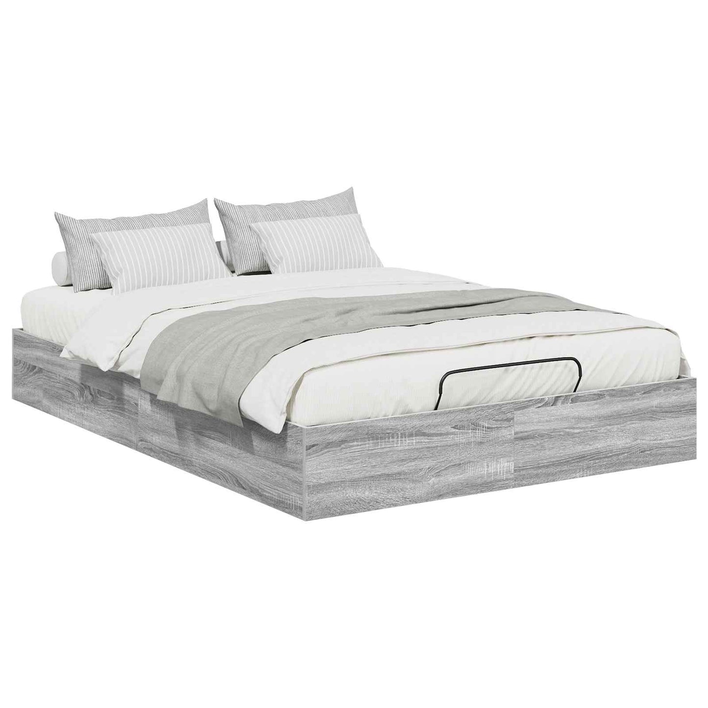 Letto ottomano Sonoma grigia 193 x 120 x 25 cm | homemem39