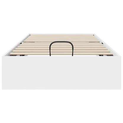 Letto ottomano Bianco 90 x 190 cm Legno ingegnerizzato