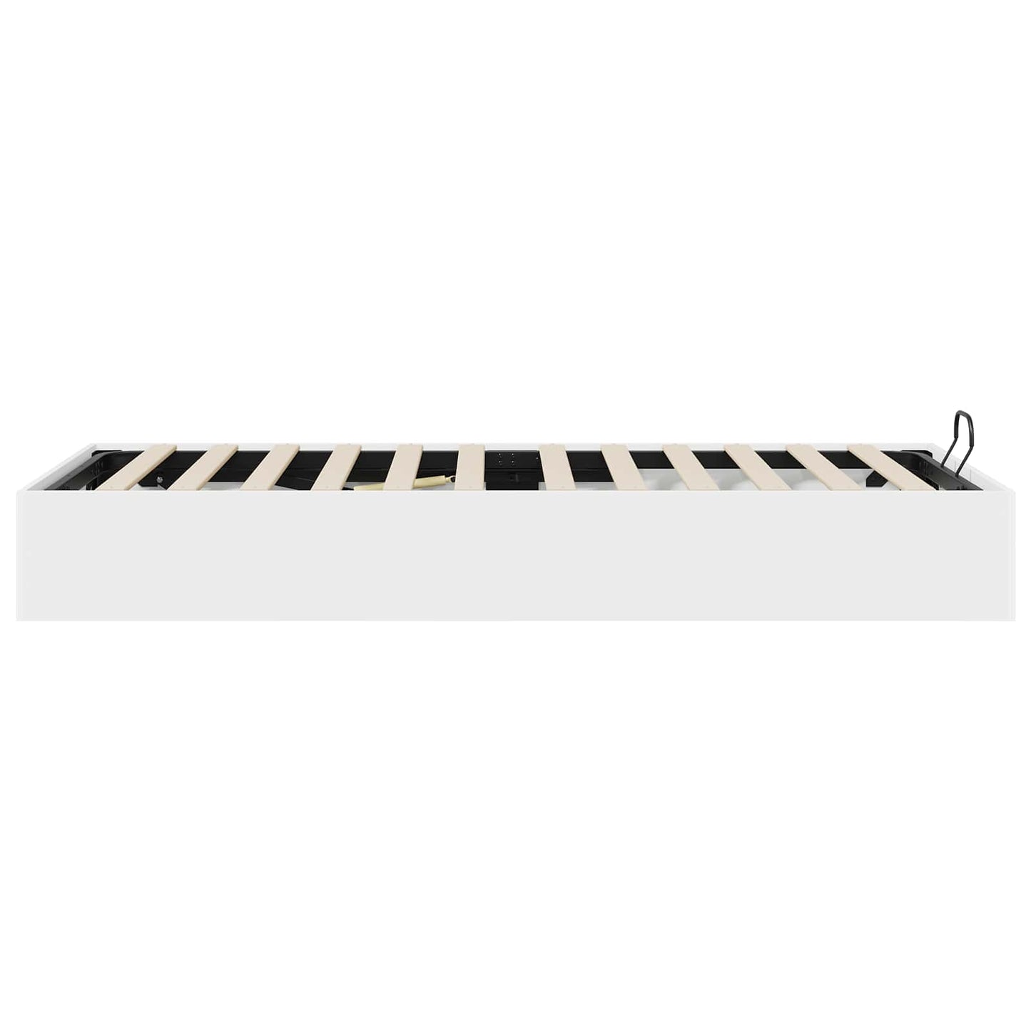 Letto ottomano Bianco 90 x 190 cm Legno ingegnerizzato