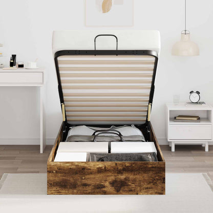 Letto ottomano Quercia Affumicata 193 x 90 x 25 cm | homemem39