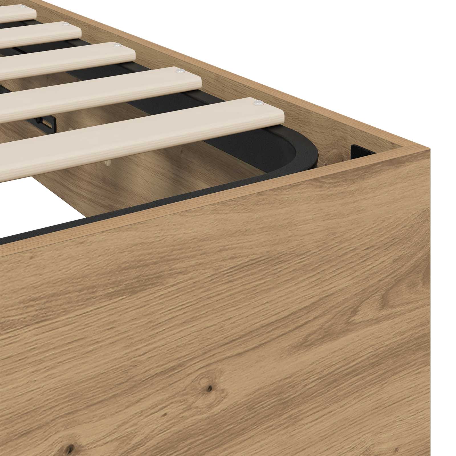 Letto ottomano con archiviazione Rovere Artigianale 90 x 190 cm | homemem39