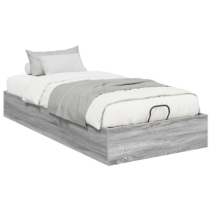 Letto ottomano Sonoma grigia 193 x 75,5 x 25 cm | homemem39