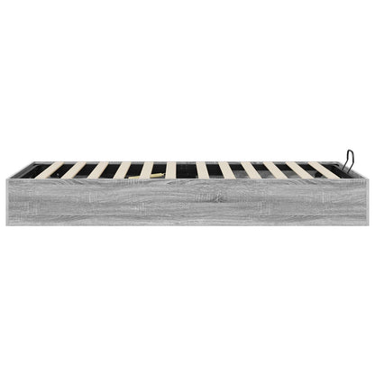 Letto ottomano Sonoma grigia 193 x 75,5 x 25 cm | homemem39