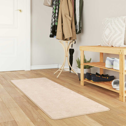 Runner Tappeto MARSA Crema 50 x 150 cm Poliestere e PVC | homemem39