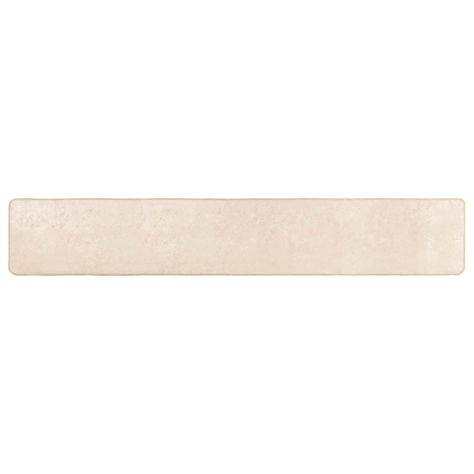 Runner Tappeto MARSA Crema 50 x 350 cm Poliestere e PVC | homemem39