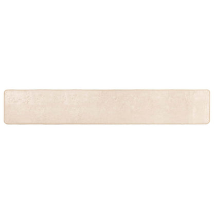 Runner Tappeto MARSA Crema 50 x 350 cm Poliestere e PVC | homemem39