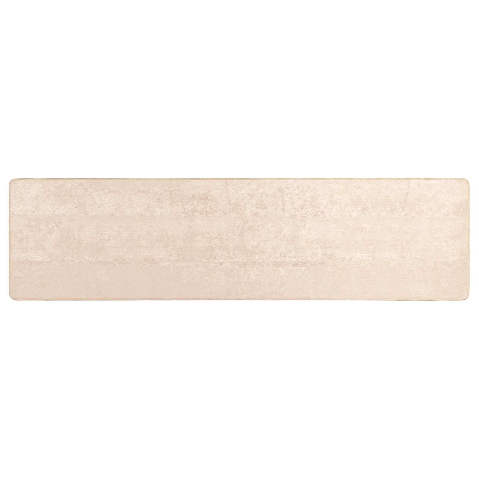 Runner Tappeto MARSA Crema 80 x 350 cm Poliestere e PVC | homemem39
