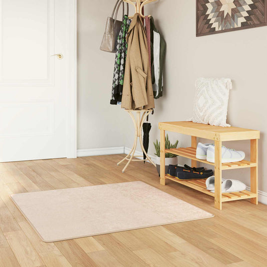Runner Tappeto MARSA Crema 100 x 100 cm Poliestere e PVC | homemem39
