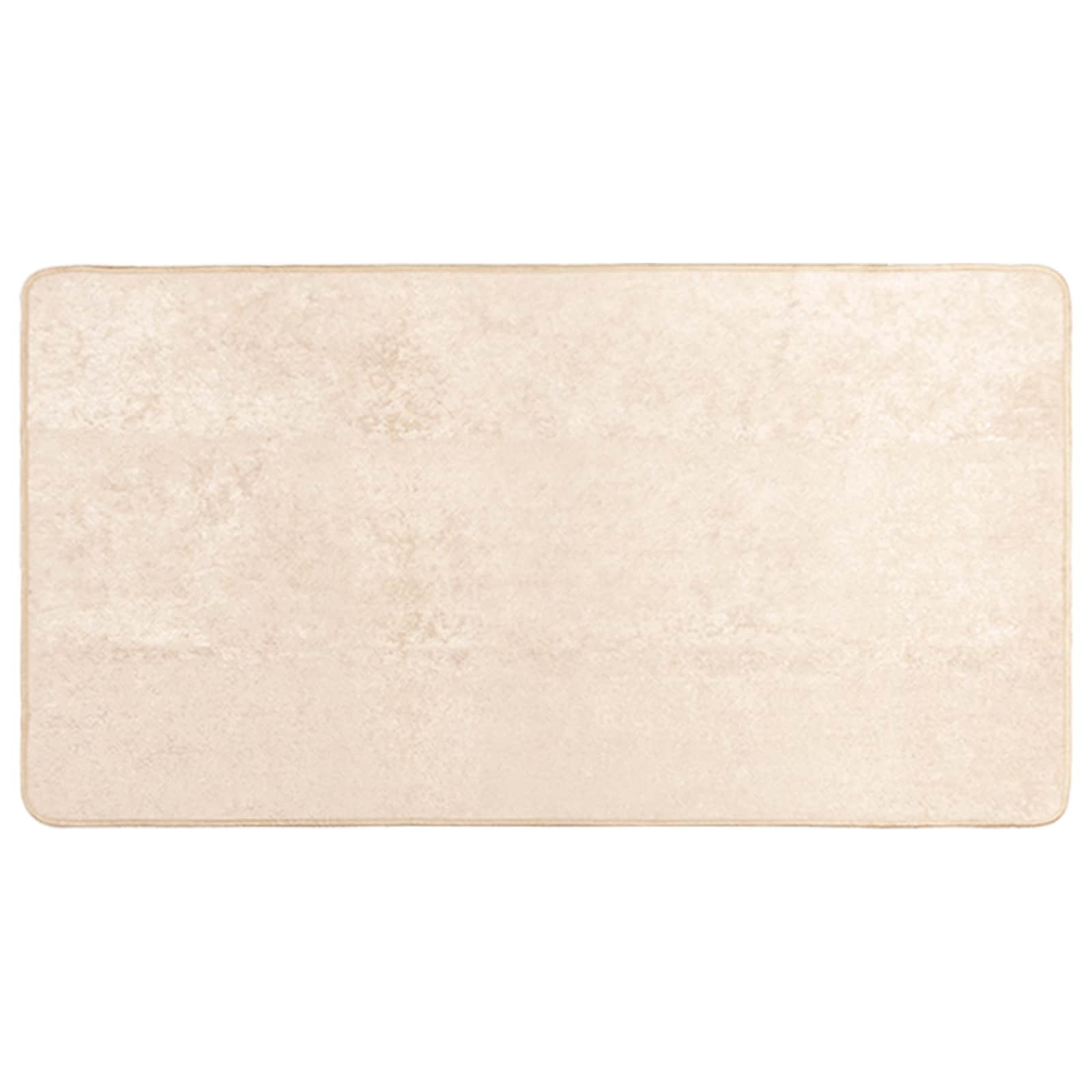 Runner Tappeto MARSA Crema 100 x 200 cm Poliestere e PVC | homemem39