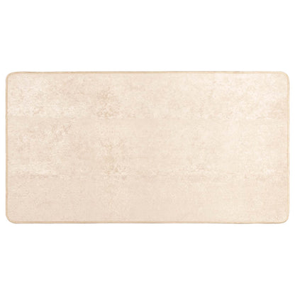 Runner Tappeto MARSA Crema 100 x 200 cm Poliestere e PVC | homemem39