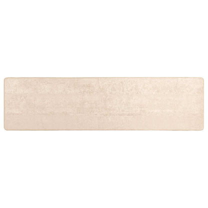 Runner Tappeto MARSA Crema 250 x 100 cm Poliestere e PVC | homemem39