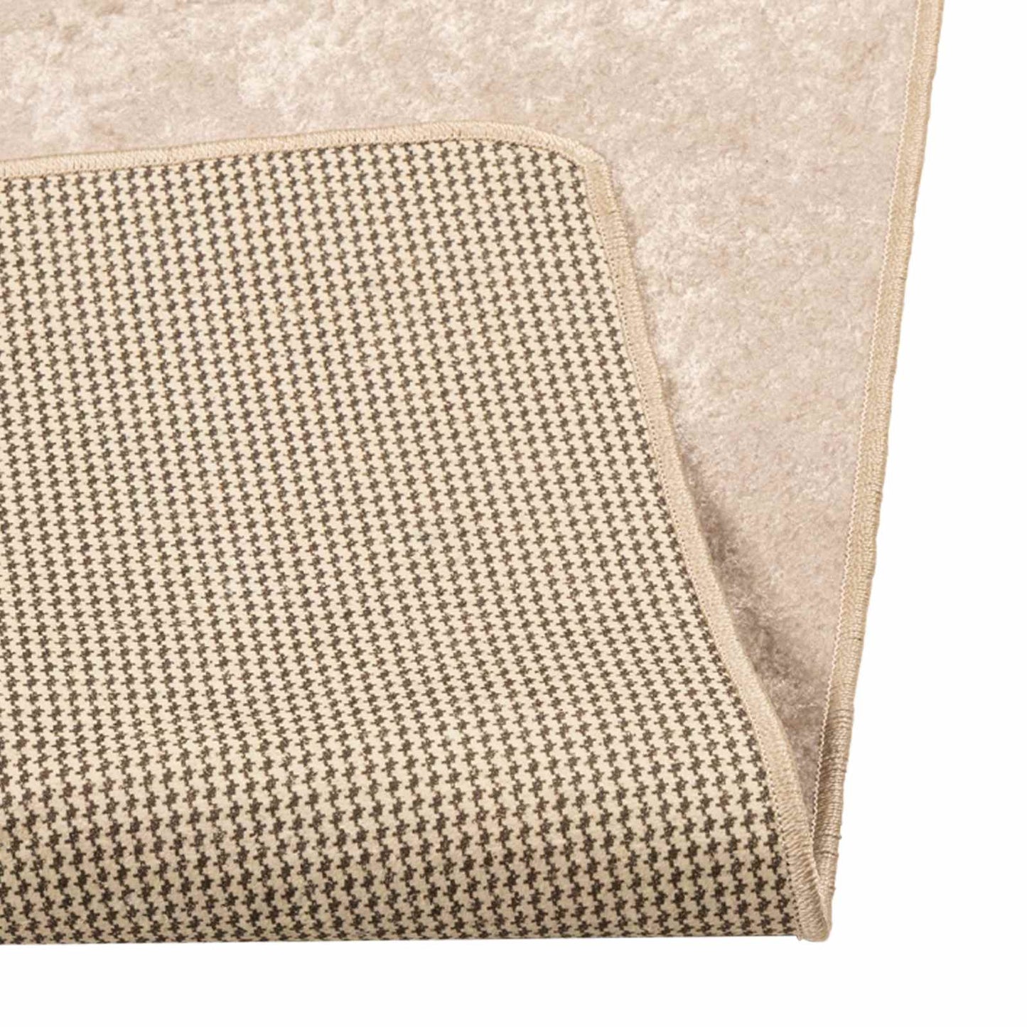 Runner Tappeto MARSA Crema 100 x 400 cm Poliestere e PVC | homemem39