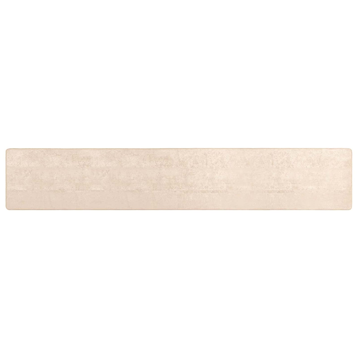 Runner Tappeto MARSA Crema 100 x 450 cm Poliestere e PVC