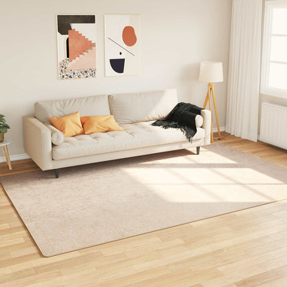 Runner Tappeto MARSA Crema 190 x 300 cm Poliestere e PVC