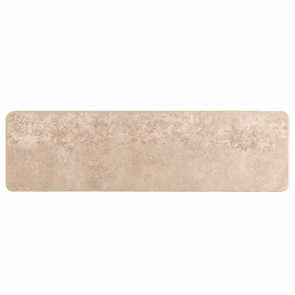 Runner Tappeto MARSA Beige 50 x 200 cm Poliestere e PVC