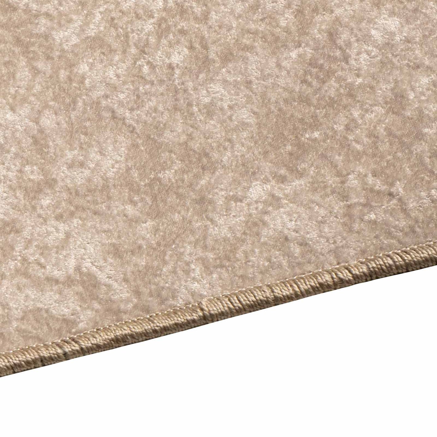 Runner Tappeto MARSA Beige 50 x 250 cm Poliestere e PVC