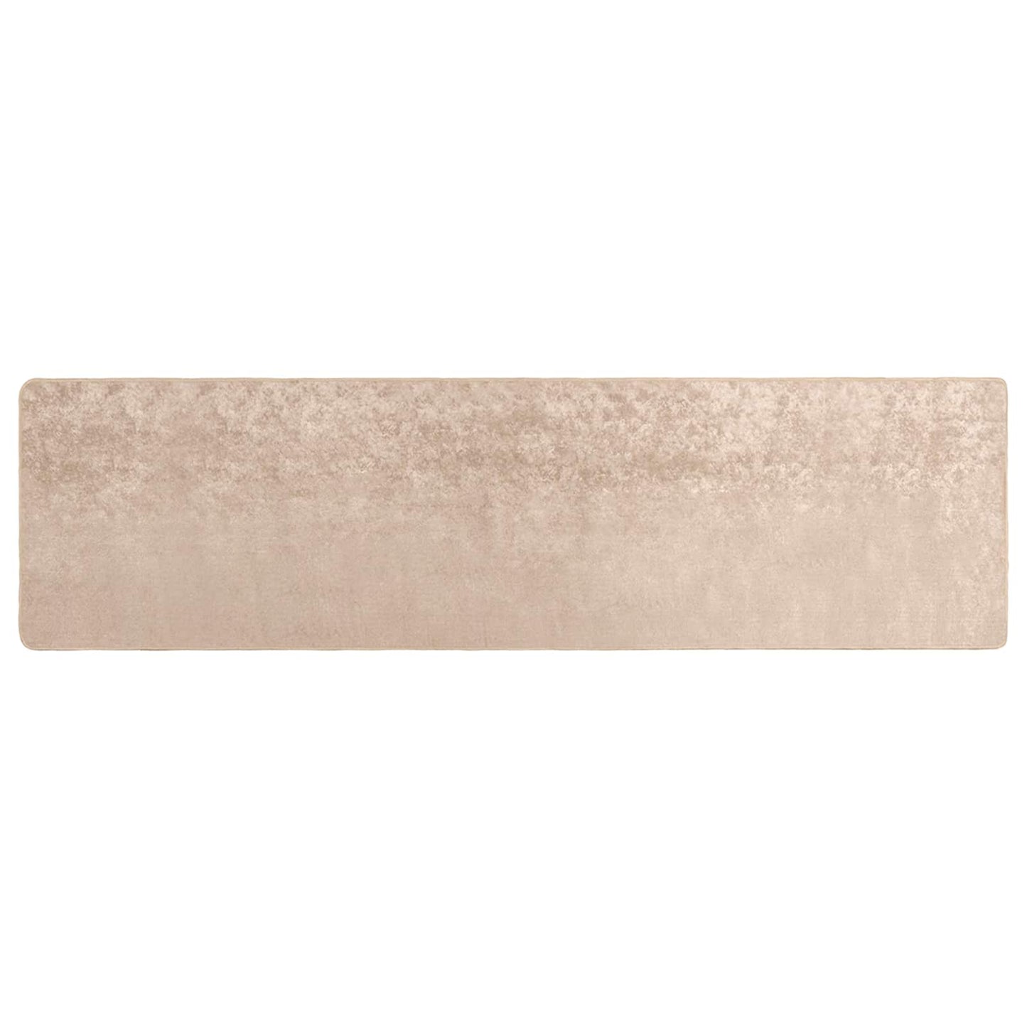 Runner Tappeto MARSA Beige 80 x 350 cm Poliestere e PVC