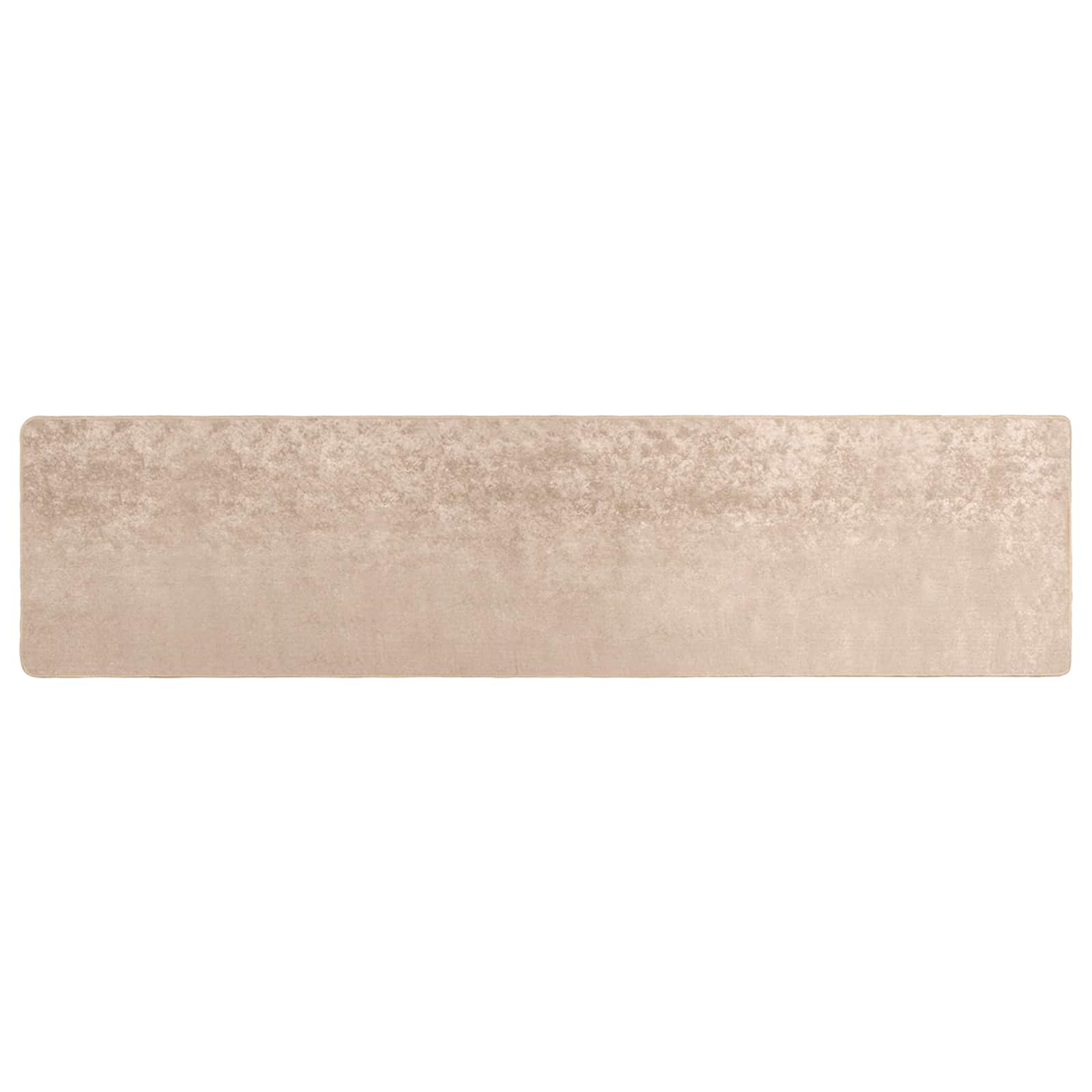 Runner Tappeto MARSA Beige 80 x 450 cm Poliestere e PVC | homemem39