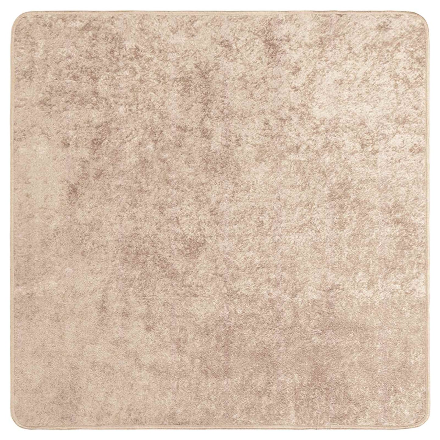 Runner Tappeto MARSA Beige 100 x 100 cm Poliestere e PVC | homemem39