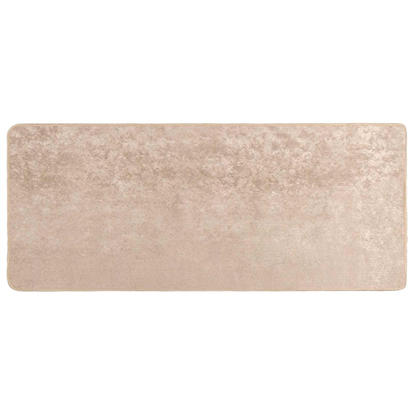 Runner Tappeto MARSA Beige 100 x 200 cm Poliestere e PVC | homemem39