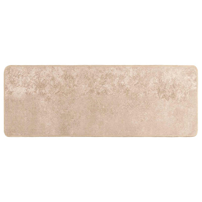 Runner Tappeto MARSA Beige 100 x 250 cm Poliestere e PVC | homemem39