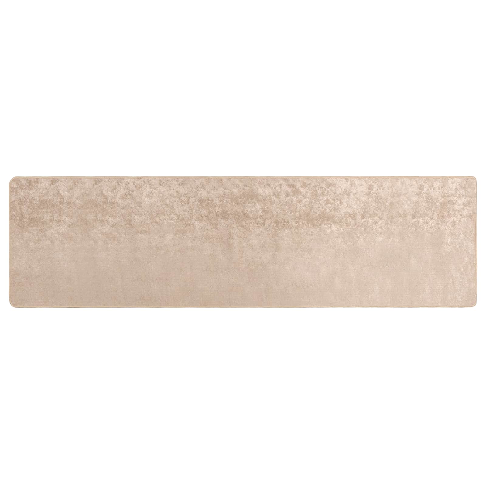 Runner Tappeto MARSA Beige 100 x 400 cm Poliestere e PVC | homemem39