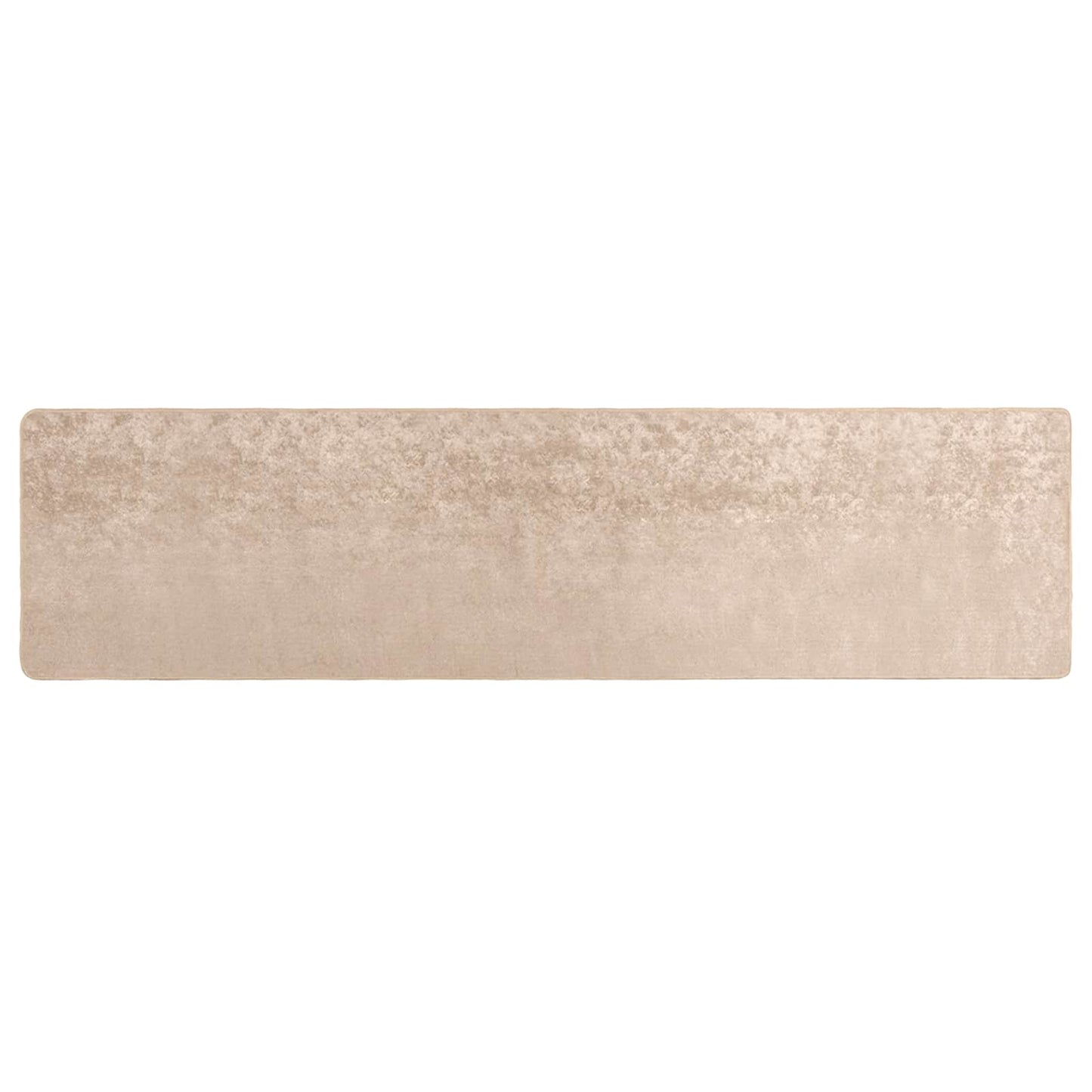 Runner Tappeto MARSA Beige 100 x 450 cm Poliestere e PVC | homemem39