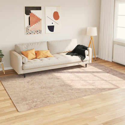 Runner Tappeto MARSA Beige 150 x 230 cm Poliestere e PVC