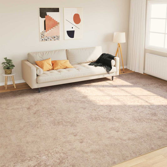 Runner Tappeto MARSA Beige 300 x 400 cm Poliestere e PVC | homemem39