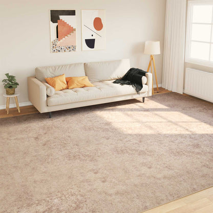 Runner Tappeto MARSA Beige 300 x 400 cm Poliestere e PVC