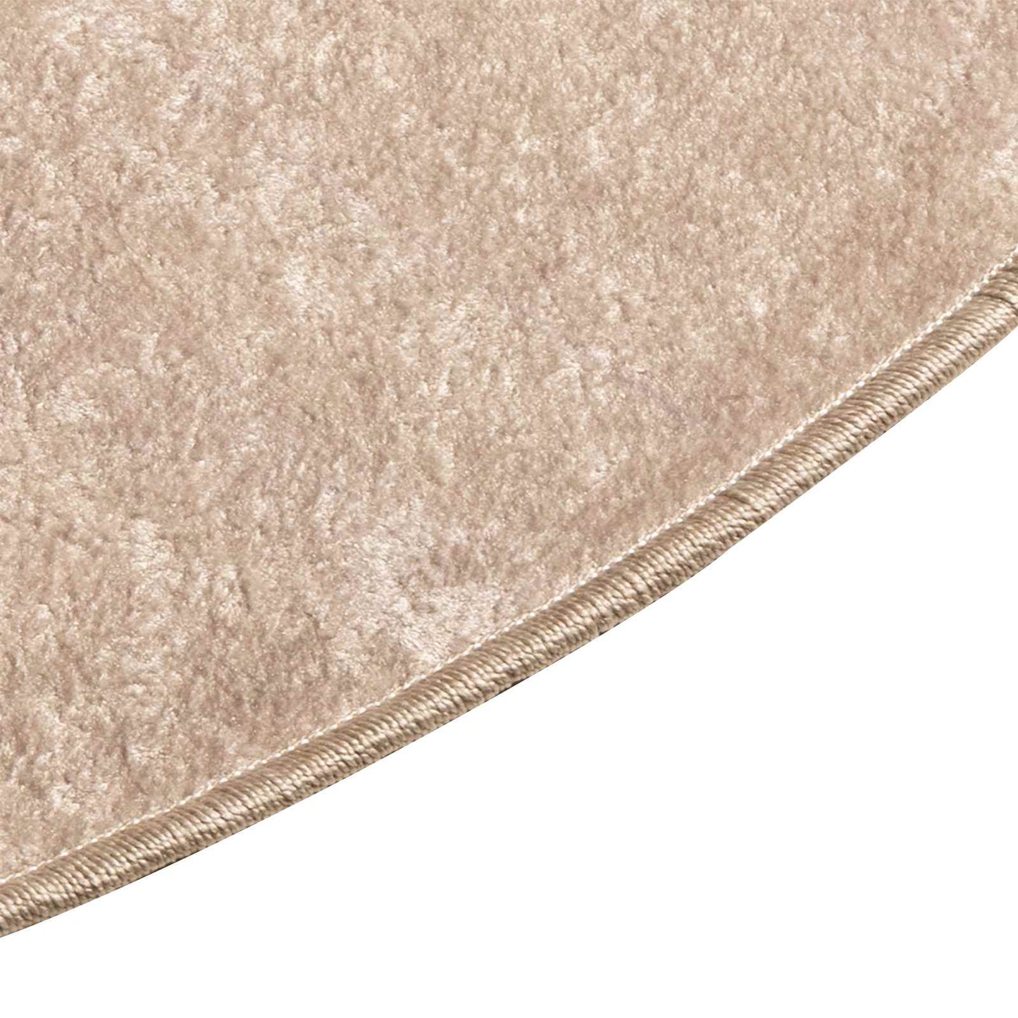 Runner Tappeto MARSA Beige 120 x 120 cm Poliestere e PVC | homemem39