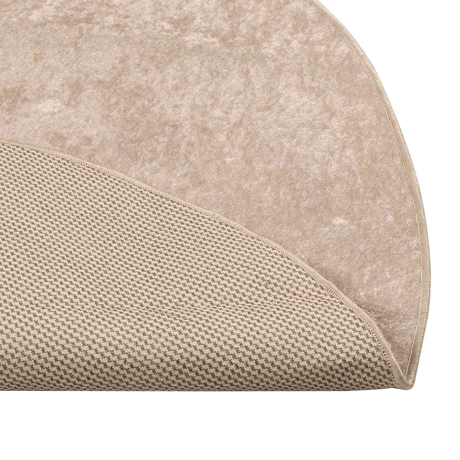 Runner Tappeto MARSA Beige 120 x 120 cm Poliestere e PVC | homemem39