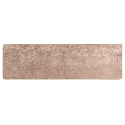 Runner Tappeto MARSA Sabbia 50 x 200 cm Poliestere e PVC | homemem39