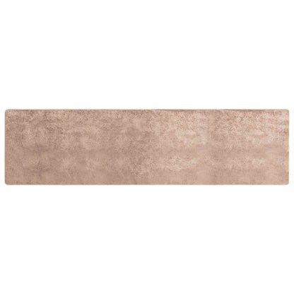 Runner Tappeto MARSA Sabbia 80 x 300 cm Poliestere e PVC | homemem39