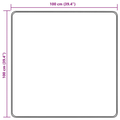 Runner Tappeto MARSA Sabbia 100 x 100 cm Poliestere e PVC | homemem39
