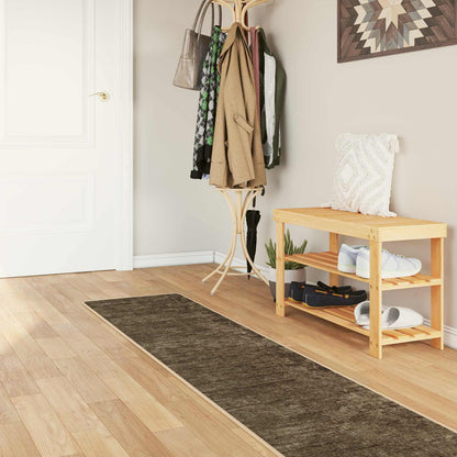 Runner Tappeto MARSA Verde Foresta 50 x 400 cm Poliestere e PVC