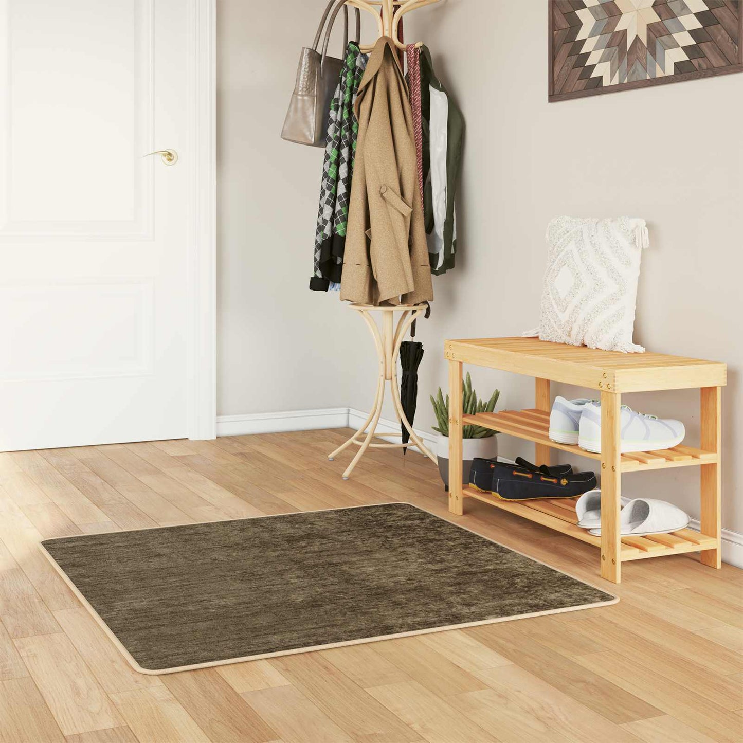 Runner Tappeto MARSA Verde Foresta 100 x 100 cm | homemem39