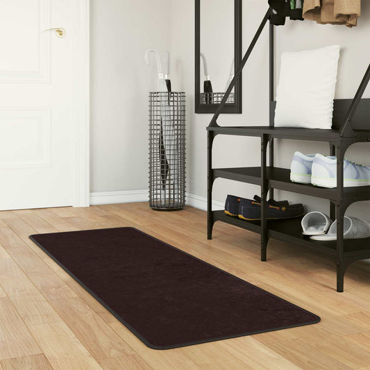 Runner Tappeto MARSA Antracite 50 x 150 cm Poliestere e PVC | homemem39