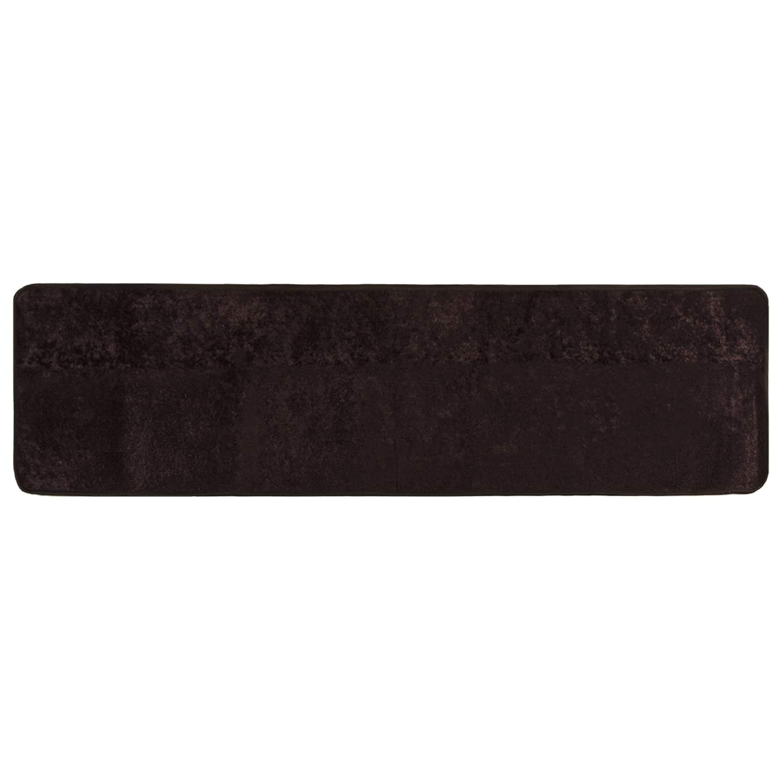 Runner Tappeto MARSA Antracite 50 x 200 cm Poliestere e PVC | homemem39