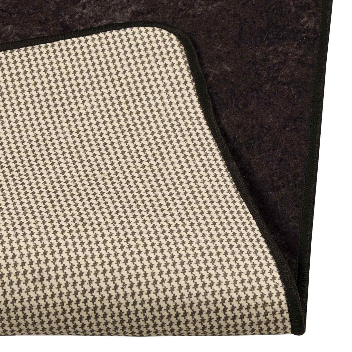 Runner Tappeto MARSA Antracite 50 x 300 cm Poliestere e PVC | homemem39