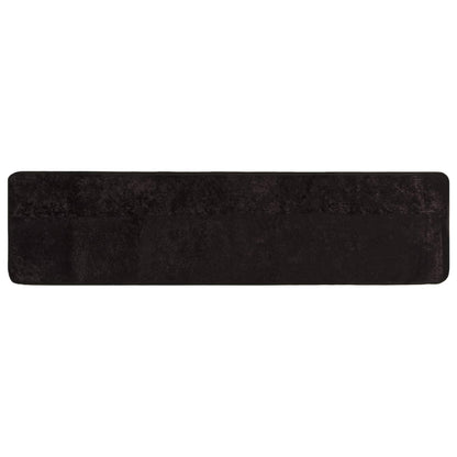 Runner Tappeto MARSA Antracite 50 x 400 cm Poliestere e PVC