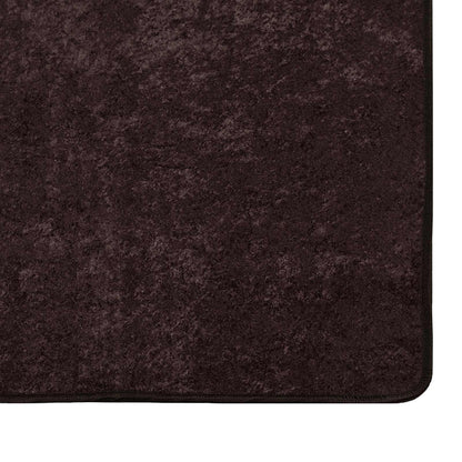 Runner Tappeto MARSA Antracite 80 x 100 cm Poliestere e PVC | homemem39