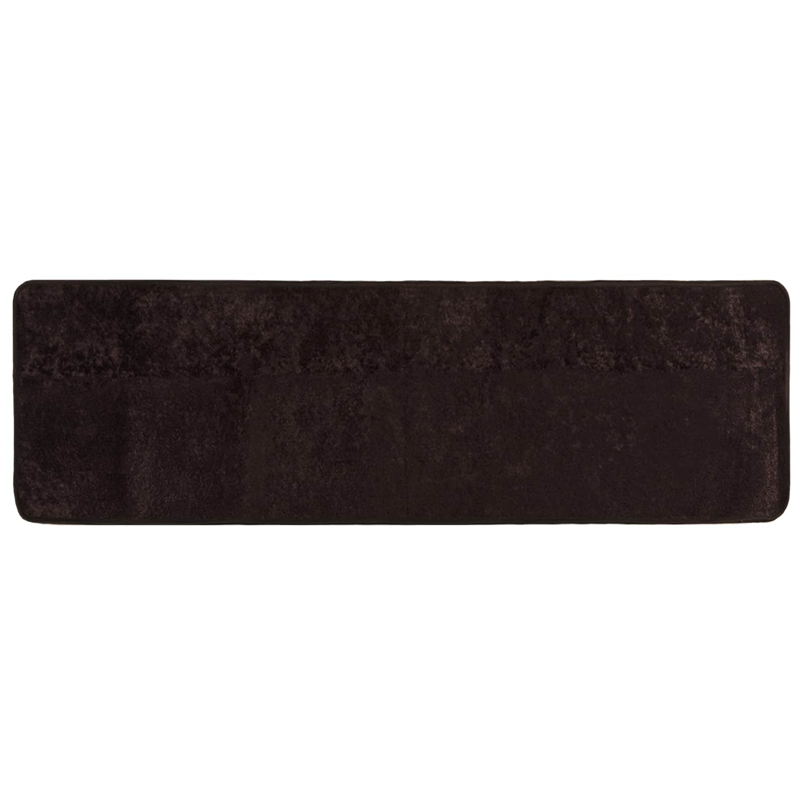 Runner Tappeto MARSA Antracite 80 x 250 cm Poliestere e PVC | homemem39