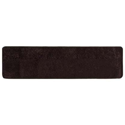 Runner Tappeto MARSA Antracite 80 x 350 cm Poliestere e PVC | homemem39
