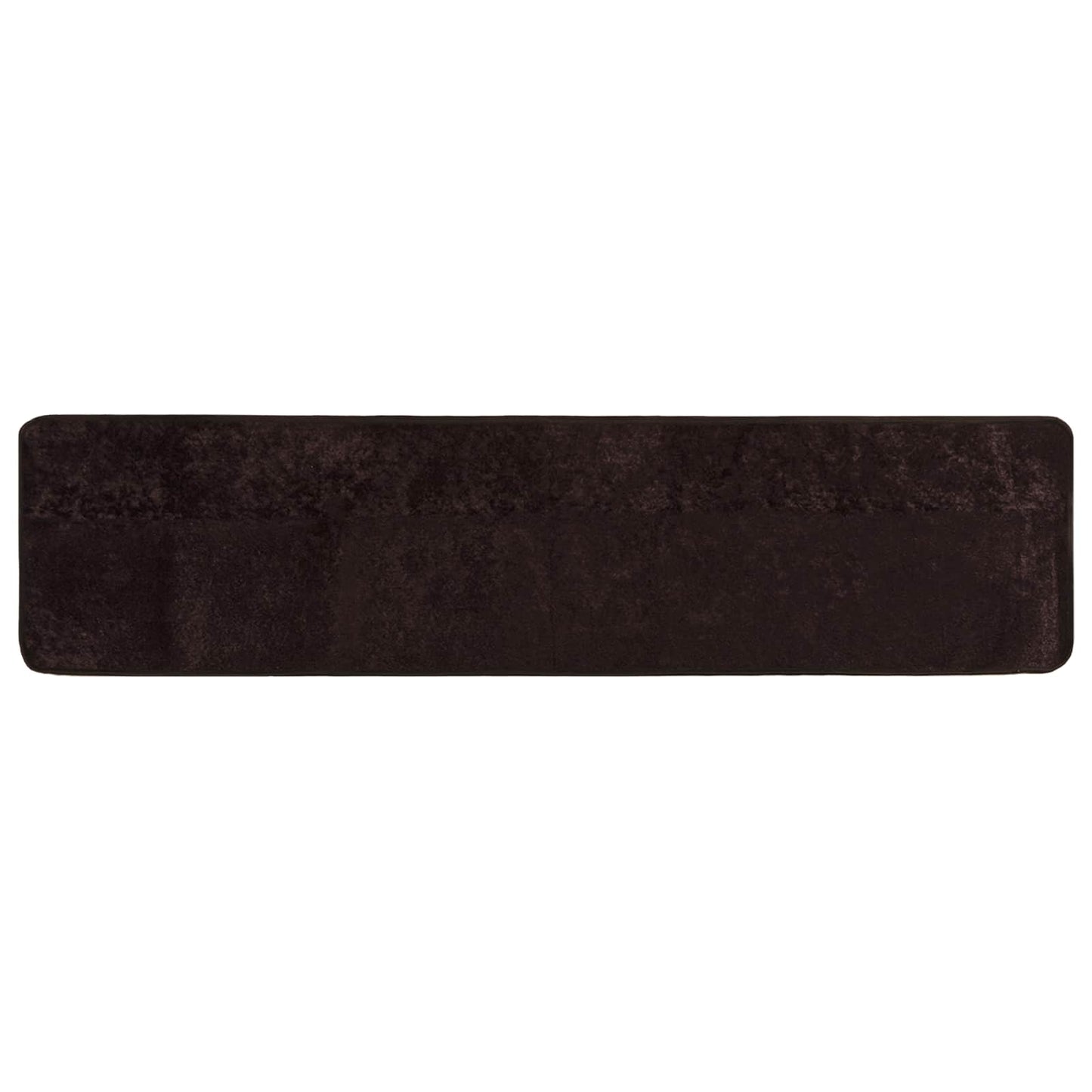 Runner Tappeto MARSA Antracite 80 x 450 cm Poliestere e PVC