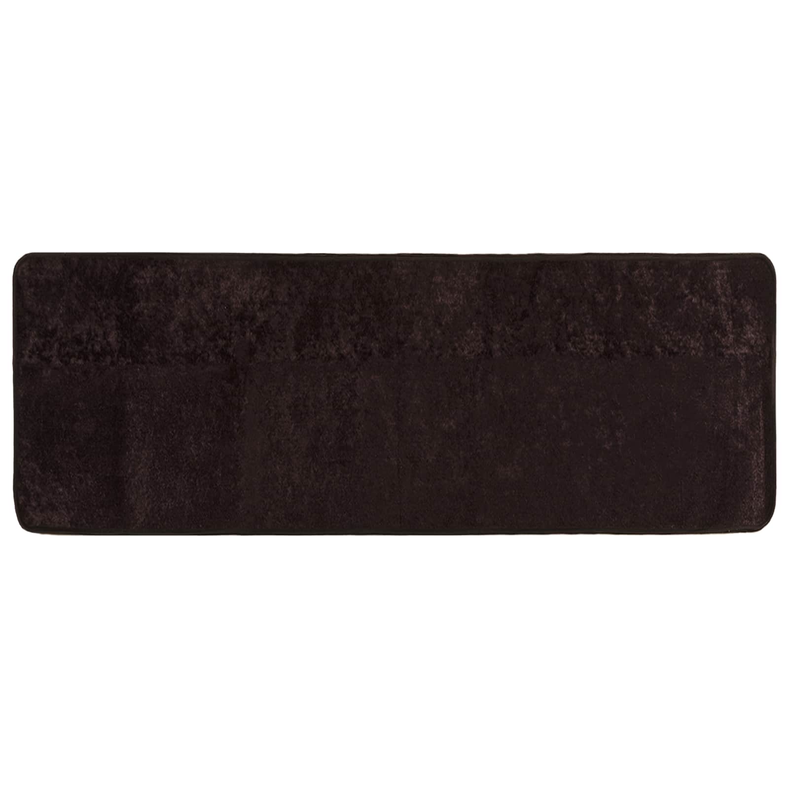 Runner Tappeto MARSA Antracite 100 x 250 cm Poliestere e PVC | homemem39