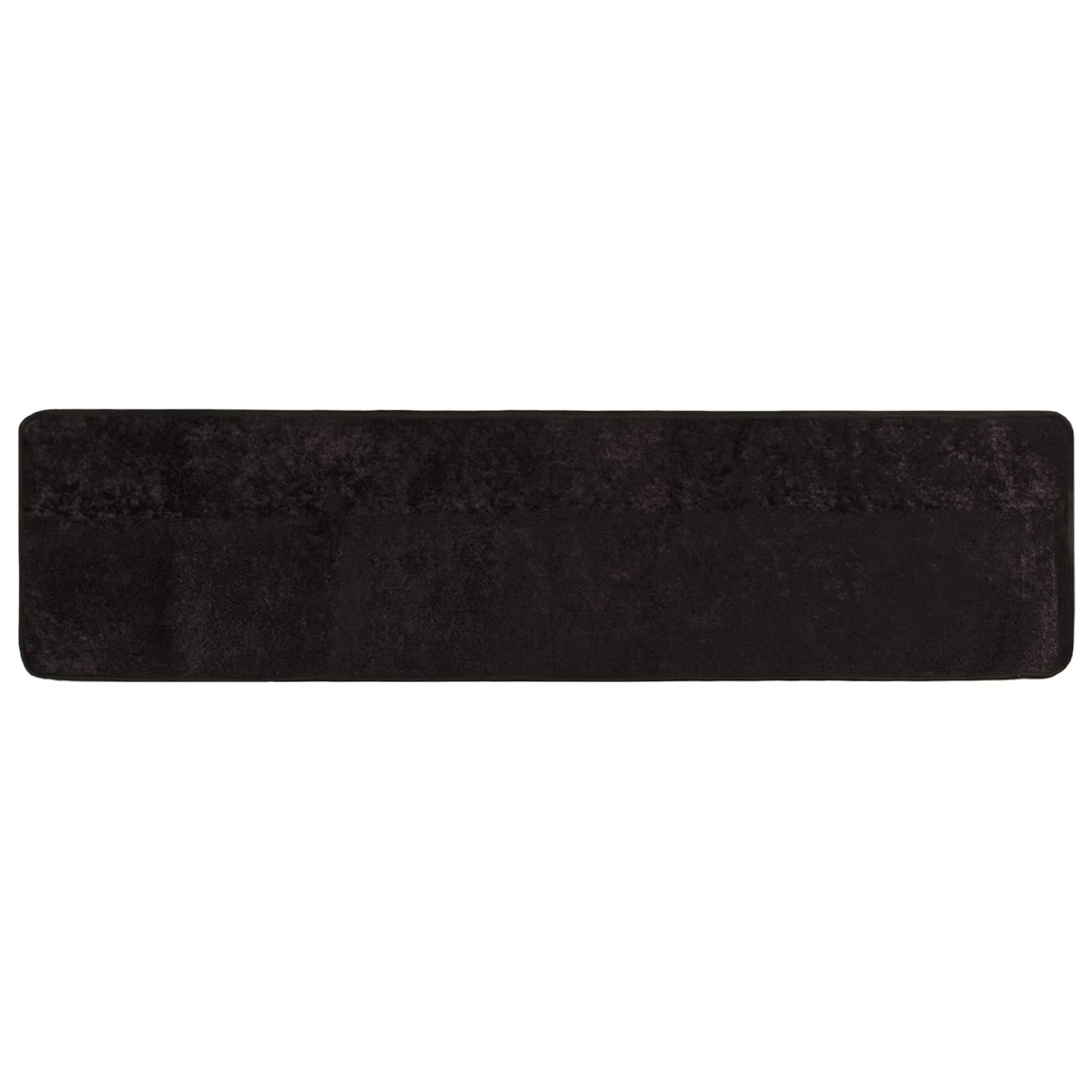 Runner Tappeto MARSA Antracite 100 x 450 cm Poliestere e PVC
