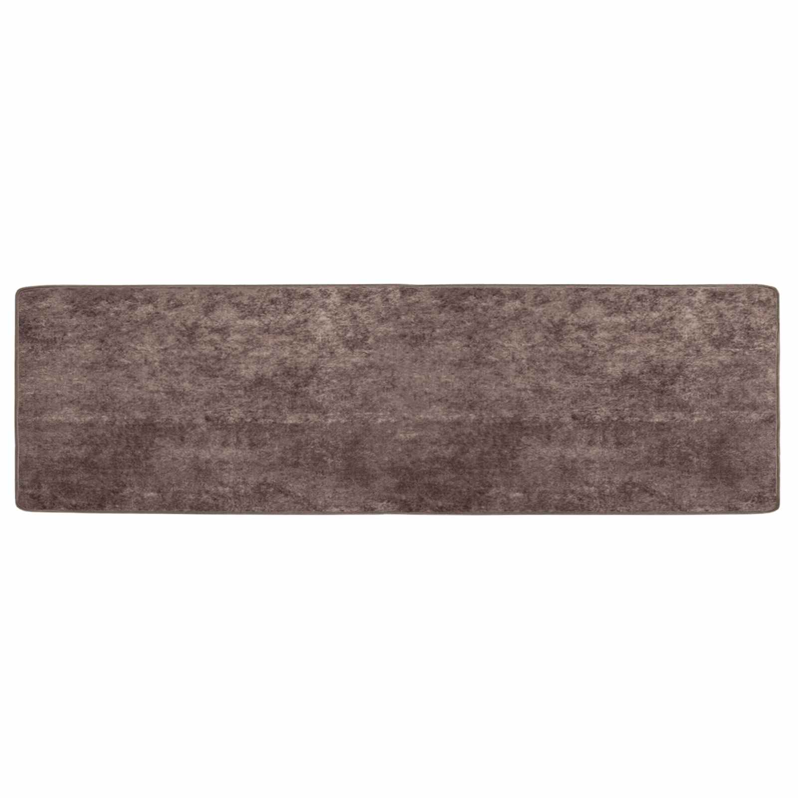 Runner Tappeto MARSA Grigio 50 x 150 cm Poliestere e PVC | homemem39